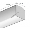 Накладной алюминиевый профиль для светодиодных лент LD profile – 15, 29457